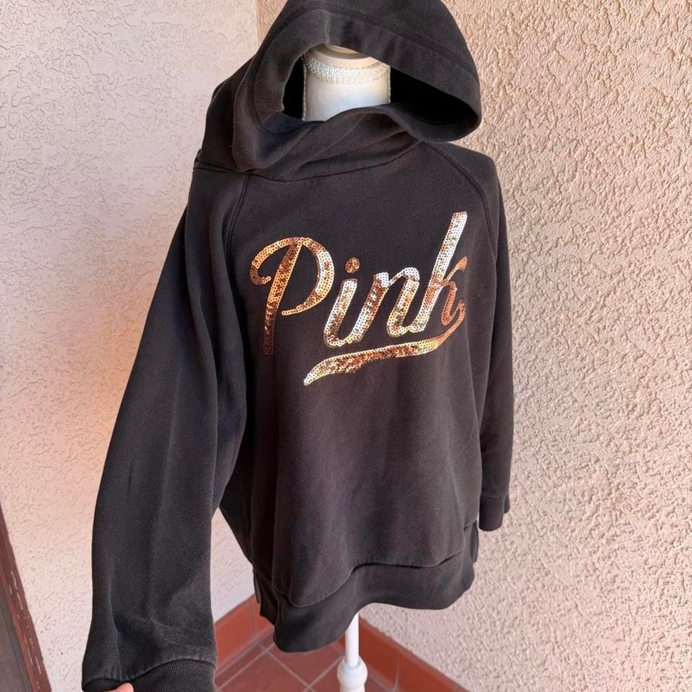 Y2K Victoria's Secret black hoodie